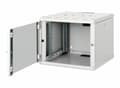 Miniatyrbilde 3 av 4: Equip EPM-09-6060-G-CBAA, Veggmonterbar hylle, 9U, Nøkkellås, Rack skinner, 12,2 kg, Lysegrå