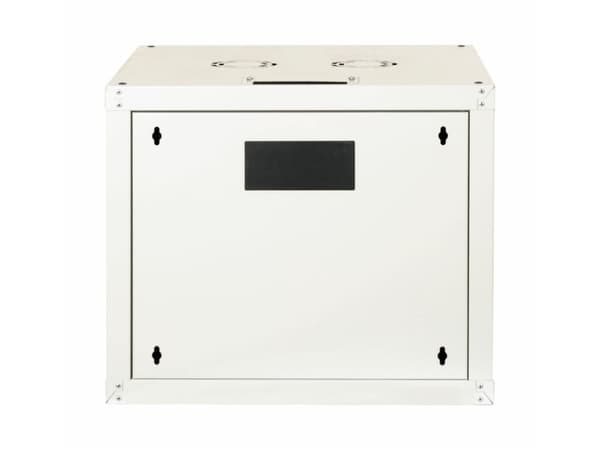 Equip EPM-09-6060-G-CBAA, Veggmonterbar hylle, 9U, Nøkkellås, Rack skinner, 12,2 kg, Lysegrå