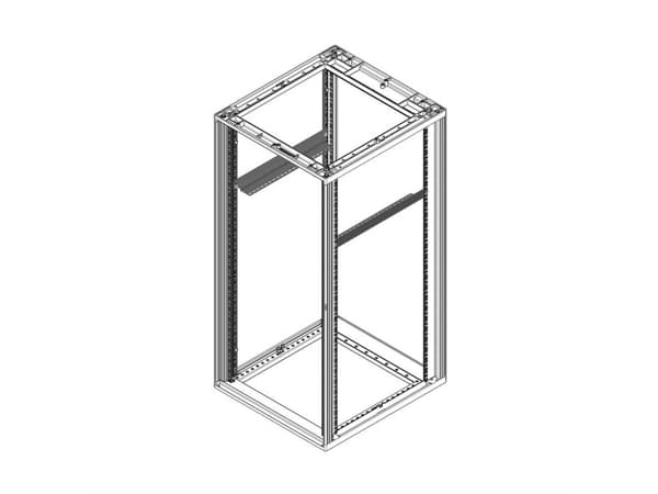 Schroff 25230015 19 tommer #####Verkkokaappien liukukiskot