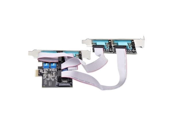 StarTech.com PS74ADF-SERIAL-CARD, PCIe, Seriel, RS-232/422/485, Sort, Aktivitet, ASIX - AX99100
