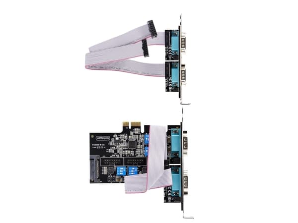 StarTech.com PS74ADF-SERIAL-CARD, PCIe, Seriel, RS-232/422/485, Sort, Aktivitet, ASIX - AX99100