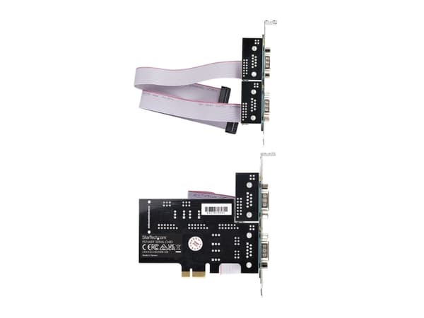 StarTech.com PS74ADF-SERIAL-CARD, PCIe, Seriel, RS-232/422/485, Sort, Aktivitet, ASIX - AX99100