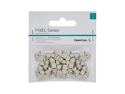Deepcool PIXEL Series - Systemkabinett dekorativa delar - grå, pantone cool gray 2U (paket om 100 delar)