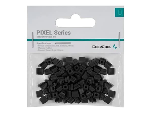 DeepCool PIXEL, Universal, Other, Rubber, Black, 9.8 g, 100 pc(s)