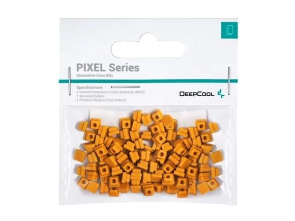DeepCool PIXEL, Universal, Annet, Gummi, Orange, 9,8 g, 100 stk.
