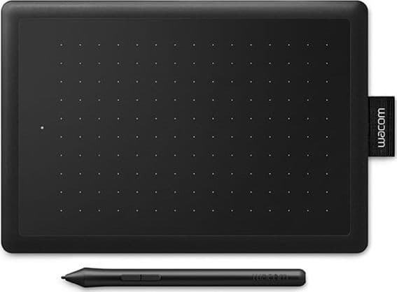 Wacom One by Wacom - Digitizer - oikea- ja vasenkätinen - 15,2 x 9,5 cm - sähkömagneettinen - langallinen - USB - musta, punainen