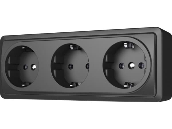 Vilma Socket 3Pl Sl+250 Antracite