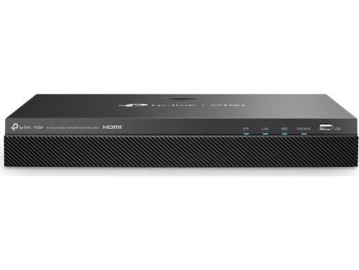 TP-Link VIGI NVR2008H-8MP-2TB, 8 kanaler, 3840 x 2160 piksler, 3840x2160, 1920x1080, 1680x1050, 1440x900, 1280x1024, 1280x720, G.711, G.711u, G.726,