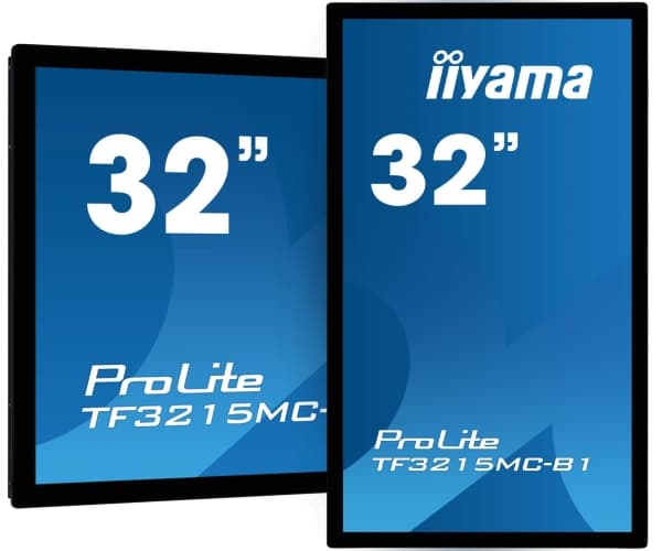 iiyama ProLite TF3215MC-B2 - LCD-skärm - 31.5" - öppen ram - pekskärm - 1920 x 1080 Full HD (1080p) - VA - 500 cd/m² - 3000:1 - 8 ms - HDMI, VGA, Dis