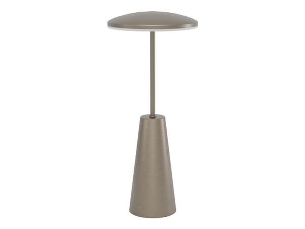 EGLO PICCOLA udendørs genopladelig batteri bordlampe i børstet antracit