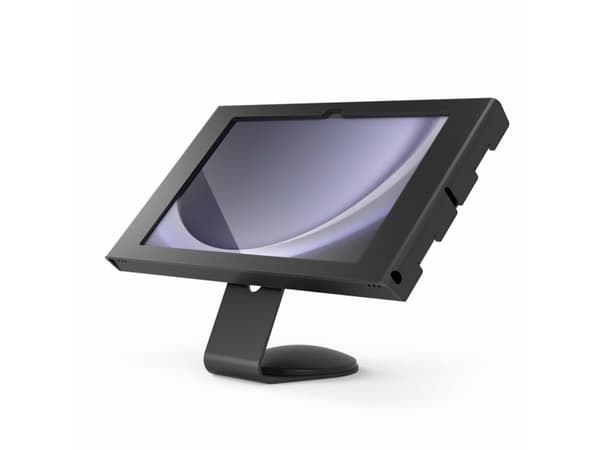Compulocks Galaxy Tab A9+ Apex Enclosure Core Stand - Innhegning - for nettbrett - låsbar - metall - svart - skjermstørrelse: 11" - skranke, veggmont