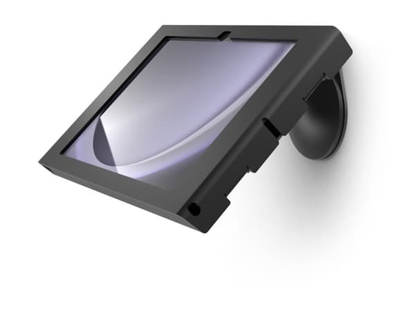 Compulocks Galaxy Tab A9+ Apex Enclosure Core Stand - Innhegning - for nettbrett - låsbar - metall - svart - skjermstørrelse: 11" - skranke, veggmont