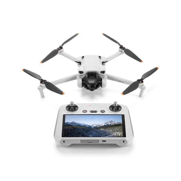 DJI - Mini 3 (DJI RC) - Drone Grå, Vit