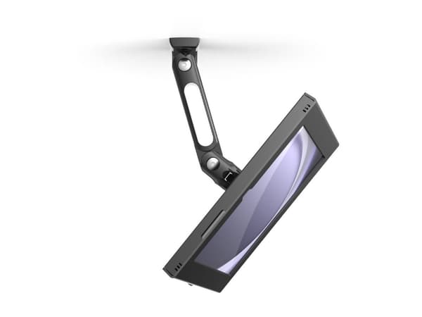 Compulocks Galaxy Tab S9+/S9FE+ 12.4" Apex Enclosure Swing Wall Mount Black - Monteringssett (hus, svingarm) - for nettbrett - låsbar - metallramme -