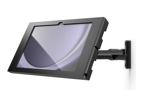 Compulocks Galaxy Tab S9+/S9FE+ 12.4" Apex Enclosure Swing Wall Mount Black - Monteringssett (hus, svingarm) - for nettbrett - låsbar - metallramme -