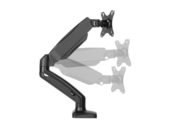 Manhattan 462495, Klämma/Genomgående skruv, 9 kg, 43,2 cm (17"), 81,3 cm (32"), 100 x 100 mm, Svart