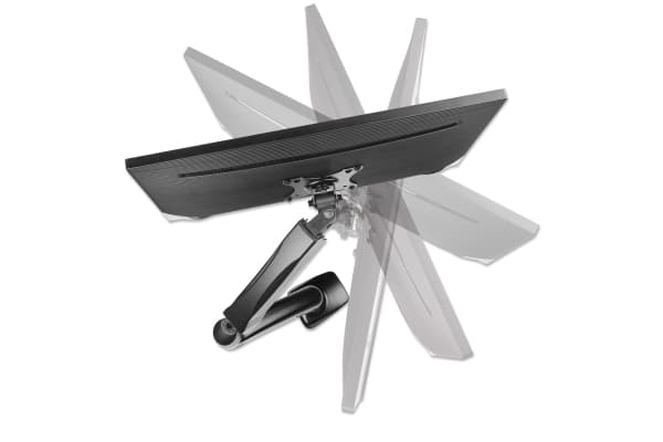 Manhattan 462495, Klämma/Genomgående skruv, 9 kg, 43,2 cm (17"), 81,3 cm (32"), 100 x 100 mm, Svart