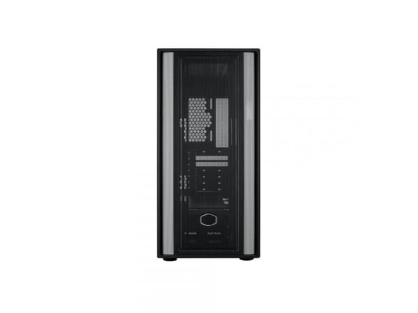 Cooler Master MasterBox 600 Lite - Mid tower - utökad ATX - genomskinlig sidopanel (härdat glas) - ingen strömförsörjning (ATX) - svart - USB/ljud