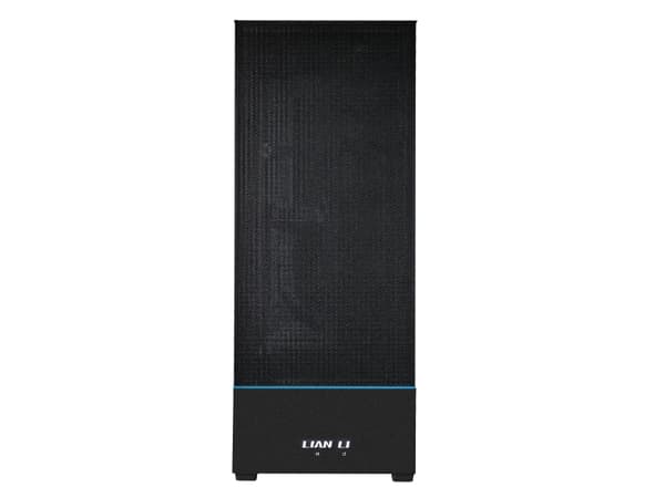 Lian Li SUP01 - Litet torn - ATX - genomskinlig sidopanel (härdat glas) - ingen strömförsörjning - svart - USB/Audio/Mic