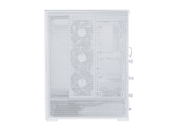 Lian Li SUP01 - Litet torn - ATX - genomskinlig sidopanel (härdat glas) - ingen strömförsörjning - vit - USB/Audio/Mic