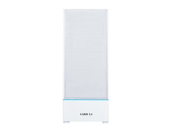 Lian Li SUP01 - Litet torn - ATX - genomskinlig sidopanel (härdat glas) - ingen strömförsörjning - vit - USB/Audio/Mic
