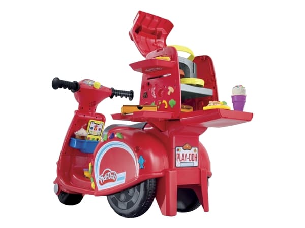 Play-Doh Pizza Delivery Scooter Playset, 3 år, 2 hjul, Flerfarget
