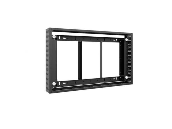 HAGOR - Monteringskomponent (cover set) - for flatpanel - plastikk - svart, RAL 9005 - skjermstørrelse: 46"