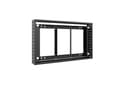 Miniatyrbilde 2 av 5: HAGOR - Monteringskomponent (cover set) - for flatpanel - plastikk - svart, RAL 9005 - skjermstørrelse: 46"