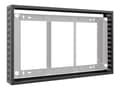 Miniatyrbilde 1 av 5: HAGOR - Monteringskomponent (cover set) - for flatpanel - plastikk - svart, RAL 9005 - skjermstørrelse: 46"
