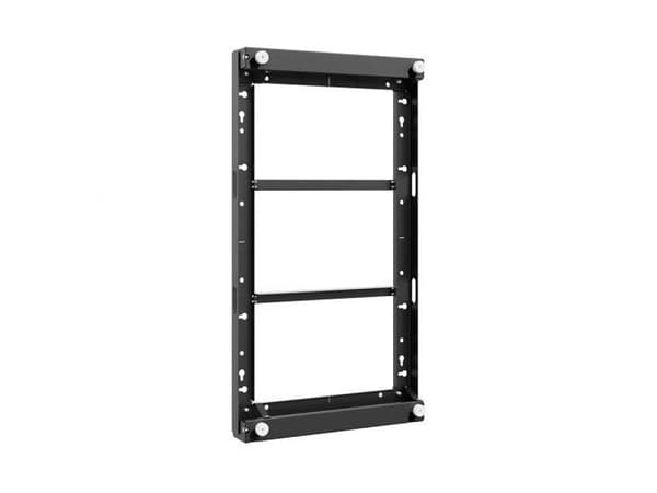 HAGOR WH - Monteringssats (väggfäste) - för platt panel - svart, RAL 9005 - skärmstorlek: 46" - för Samsung OH46B, OH46B-S, OH46D, OH46F