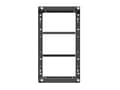 Miniatyrbild 5 av 5: HAGOR WH - Monteringssats (väggfäste) - för platt panel - svart, RAL 9005 - skärmstorlek: 46" - för Samsung OH46B, OH46B-S, OH46D, OH46F