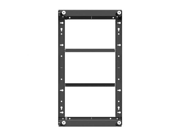 HAGOR WH - Monteringssats (väggfäste) - för platt panel - svart, RAL 9005 - skärmstorlek: 46" - för Samsung OH46B, OH46B-S, OH46D, OH46F