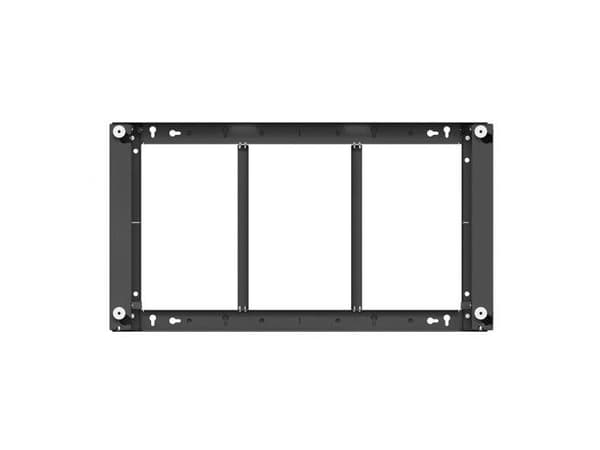 HAGOR WH - Monteringssats (väggfäste) - för platt panel - svart, RAL 9005 - skärmstorlek: 46" - för Samsung OH46B, OH46B-S, OH46D, OH46F