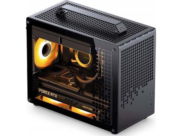 Jonsplus MATX Handle Case Z20 - black Svart