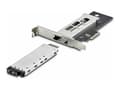 Miniatyrbilde 3 av 5: StarTech.com M.2 NVMe SSD to PCIe x4 Mobile Rack/Backplane with Removable Tray for PCI Express Expansion Slot, Tool-less Installation, PCIe 4.0/3.0 H