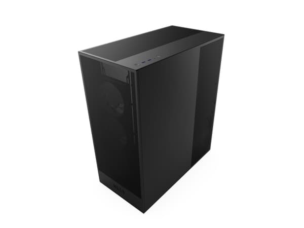 NZXT H series H7 Flow RGB - Mid tower - utökad ATX - genomskinlig sidopanel (härdat glas) - ingen strömförsörjning - mattsvart - USB/ljud