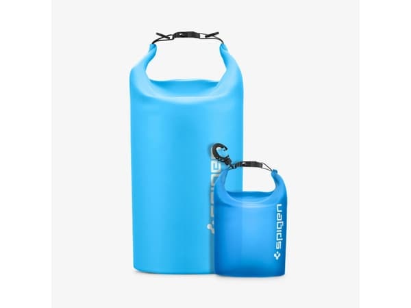 Spigen AquaShield WaterProof Dry Bag + A630, Backpacking, Strandaktiviteter, Camping, Canoeing, Kayaking, Vannsportsaktiviteter, Universell, Blå, Ter