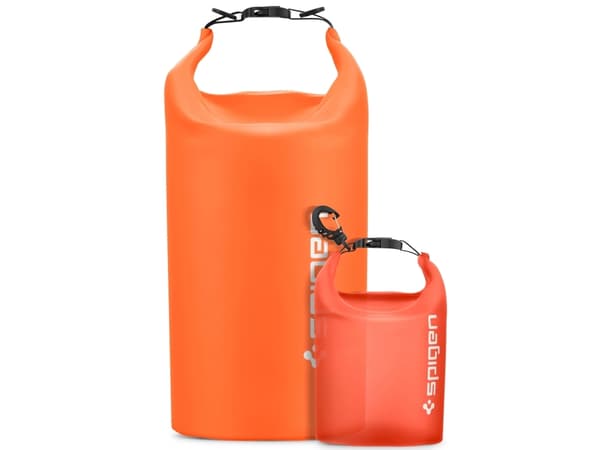 Spigen AquaShield WaterProof Dry Bag + A630, Backpacking, Strandaktiviteter, Camping, Canoeing, Kayaking, Vannsportsaktiviteter, Universell, Oransje,