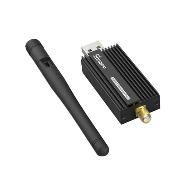 Zigbee 3.0 USB Dongle Plus med bred kompatibilitet Grønn, Metallisk