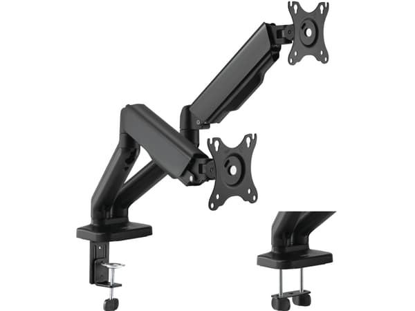LogiLink Dual Monitor mount, 17-32, steel, spring-assisted