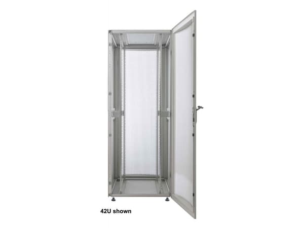 Intellinet 715553, Frittstående hylle, 26U, 2000 kg, Nøkkellås, Justerbare bein, 75,5 kg