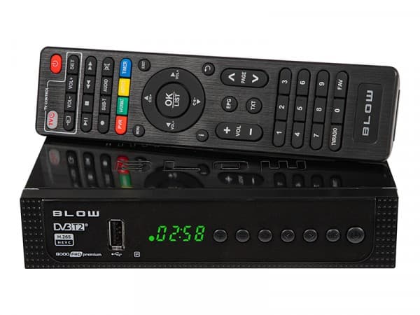 DVB-T2 mottaker dekoder BLOW 8000FHD PREMIUM