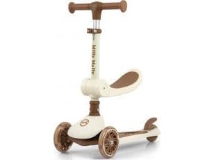 Trehjuls sparkesykkel for barn Scooter Fuzzy Classic Milly Mally