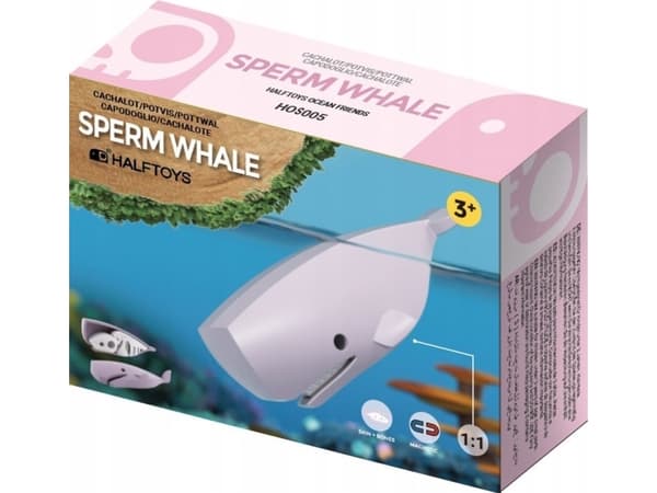 Magnetic Folding Whale Sperm Whale