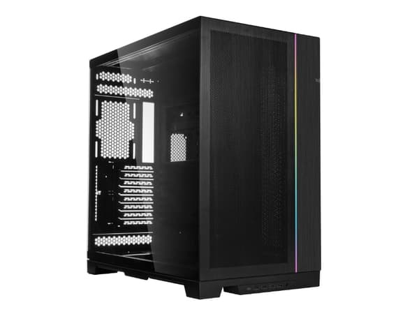 Lian Li O11D EVO XL, Full Tower, Front panel, Aluminium, Black, 1 pc(s)