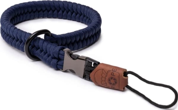 C-ROPE kamera håndstropp Klo laget av paracord 30cm Blå detaljhandel