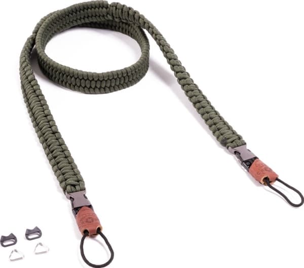 C-ROPE Kameragurt Traveler aus Paracord 125cm Military Olive retail (CRP-TRL-125-OLV)