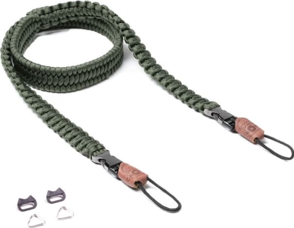 C-ROPE Kameragurt Traveler aus Paracord 100cm Military Olive retail (CRP-TRL-100-OLV)