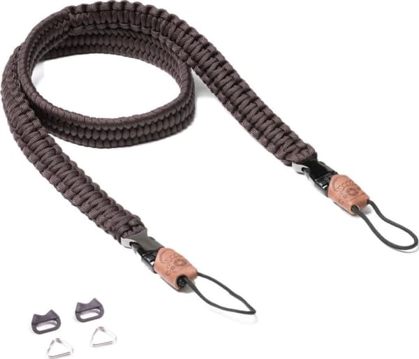 C-ROPE Kameragurt Traveler aus Paracord 100cm Dark Coffee retail (CRP-TRL-100-DCF)