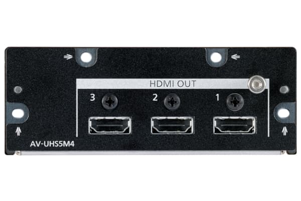 PANASONIC AV-UHS5M4G - Expansionskort med 3x HDMI 2.0-utgångar för AV-UHS500 Live Switcher (AV-UHS5M4G) Svart